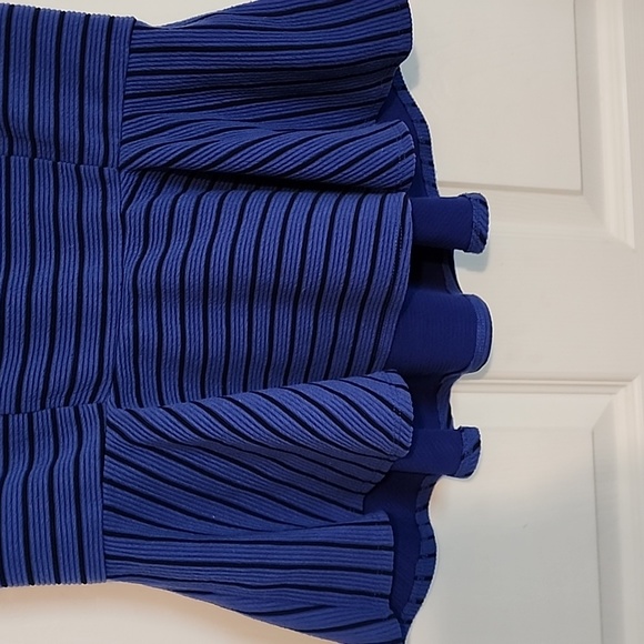 Xhilaration Peplum Striped Top - Picture 2 of 7